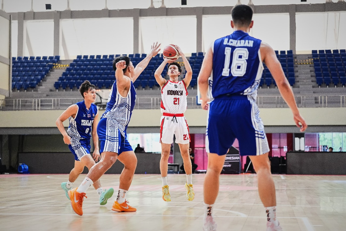 ASBC 2025 : Indonesia vs Thailand di Basket