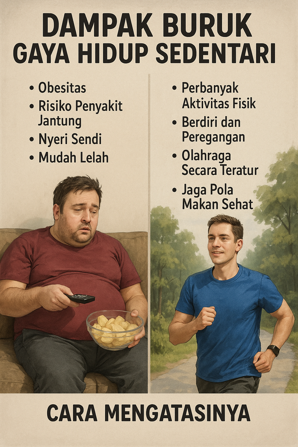 Dampak Buruk Gaya Hidup Sedentari dan Cara Mengatasinya