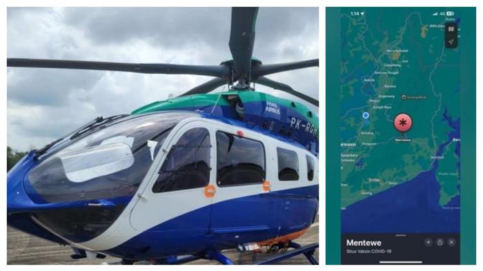 Helikopter Hilang Kontak, Ditemukan di Tanah Bumbu
