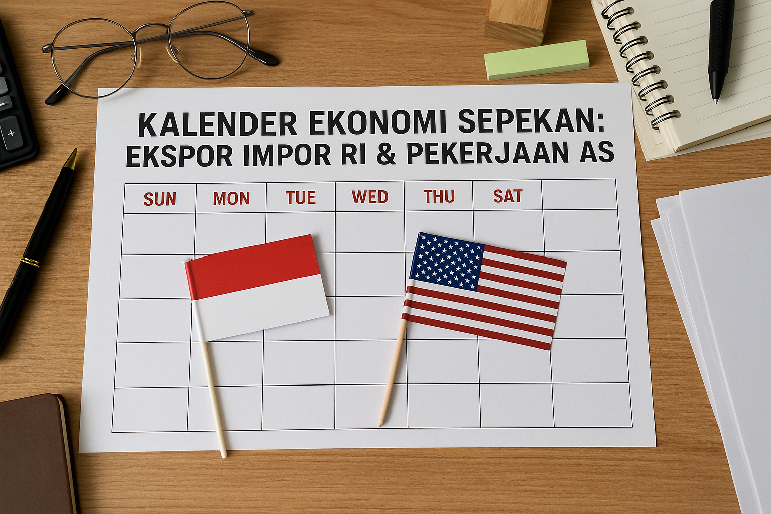 Kalender Ekonomi Sepekan: Ekspor Impor RI & Pekerjaan AS