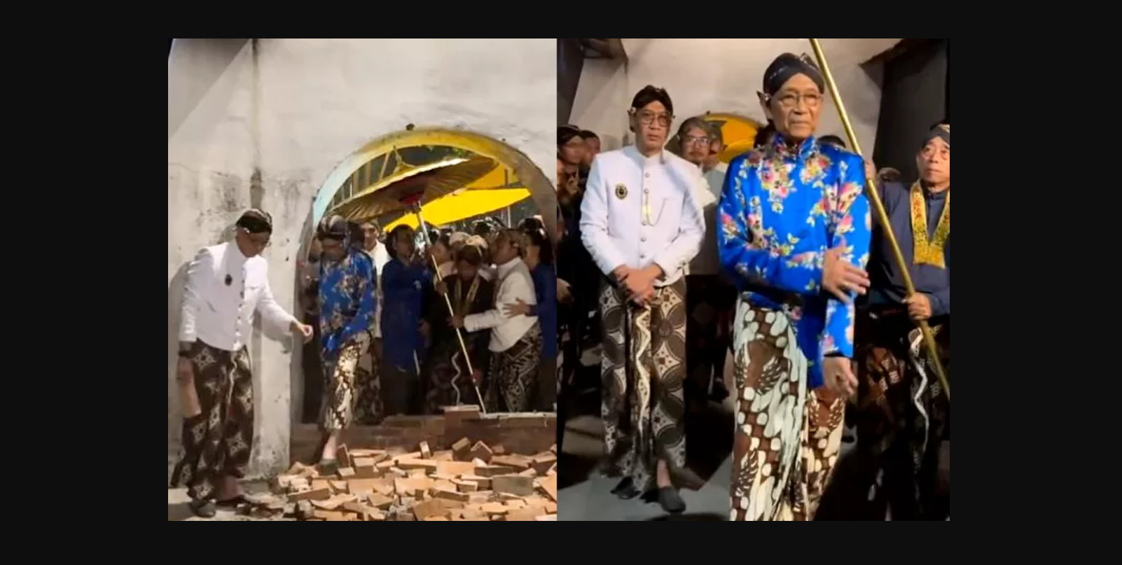 Sultan Yogyakarta Robohkan Tembok Masjid Gedhe