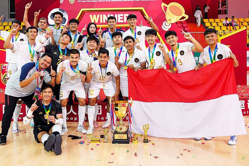 Timnas Futsal Indonesia Juara CFA International 2025