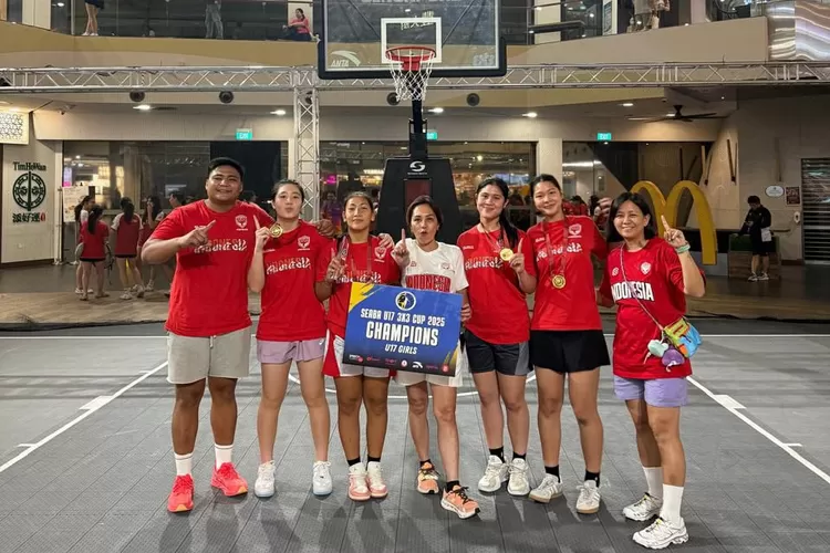 Timnas 3×3 Putri Juara SEABA U17 2025
